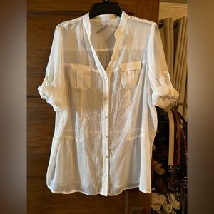 Sheer blouse by Just My Size